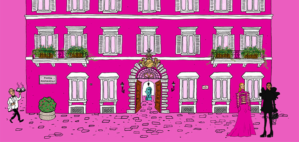 Valentino voit la vie en ROSE