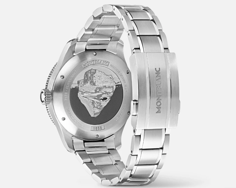 La Montblanc 1858 Iced Sea Automatic Date