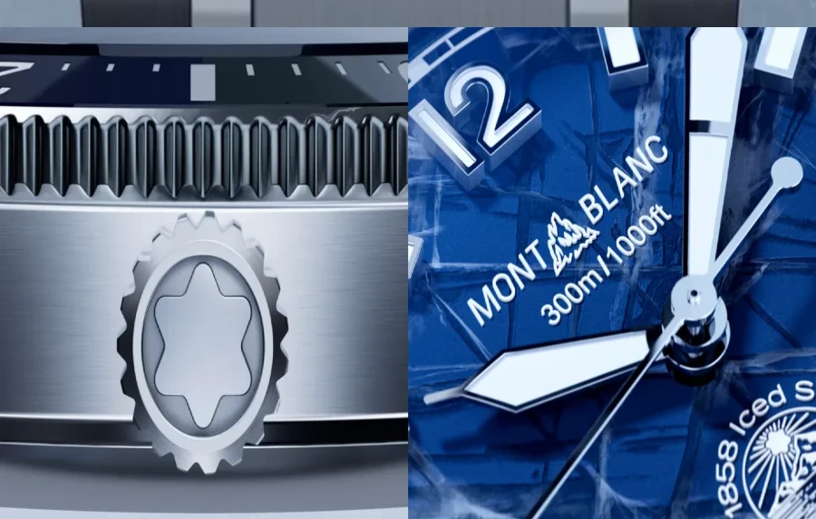 La Montblanc 1858 Iced Sea Automatic Date