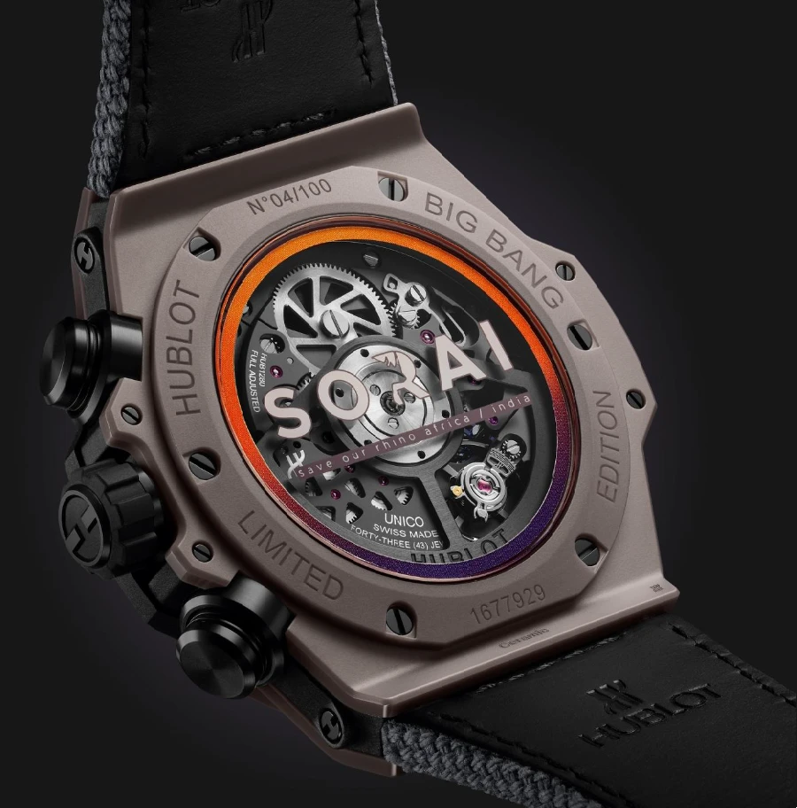 HUBLOT s'engage avec la nouvelle Unico SORAI