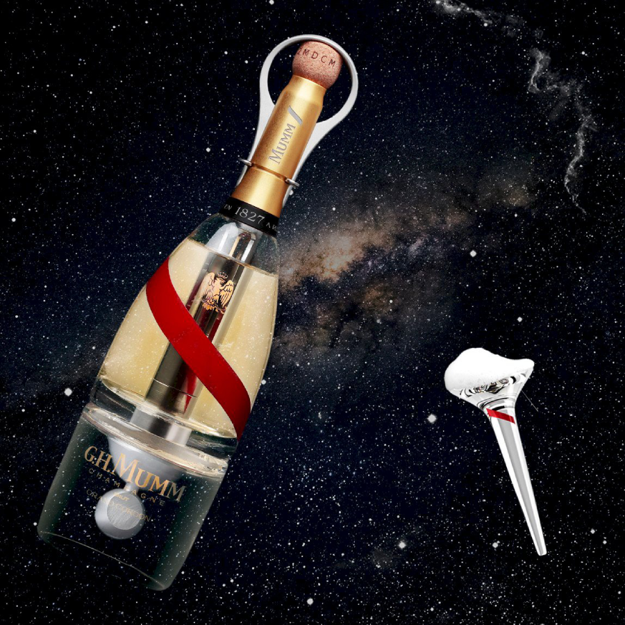 Mumm et Axiom Space : Le premier champagne adapté à la zéro gravité