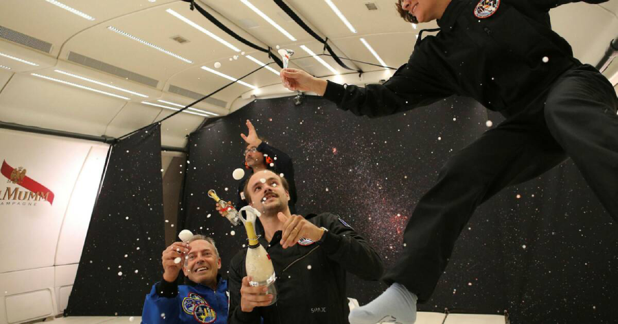 Mumm et Axiom Space : Le premier champagne adapté à la zéro gravité
